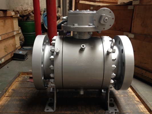 16 Inch Trunnion Type Ball Valve with Blowout Proof and Soft Seat