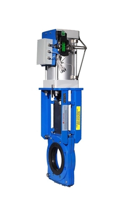 Valvola di ingresso del coltello di flusso di gas con caratteristica di apertura rapida e connessione alla fine del wafer