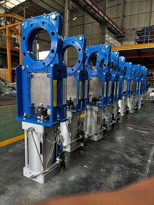 EPDM materiale sedile coltello valvola di porta per il tipo di connessione Butt Saldatura e fine di connessione Wafer