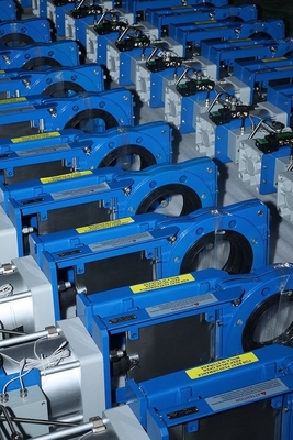 Materiale del corpo in acciaio al carbonio Valvola di porta a coltello in acciaio inossidabile progettata secondo lo standard JIS